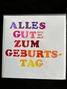Geburtstagskarte farbig