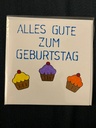 Geburtstagskarte mit Cupcakes