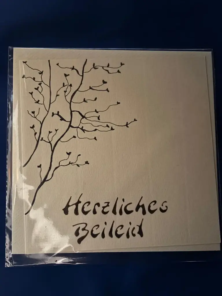 Herzlichnes Beileid Baum